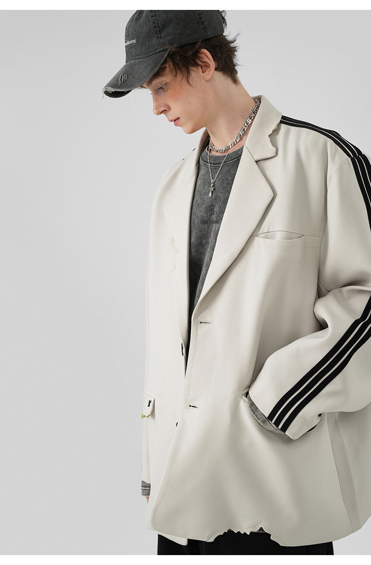 BJHG Striped Blazer Jacket