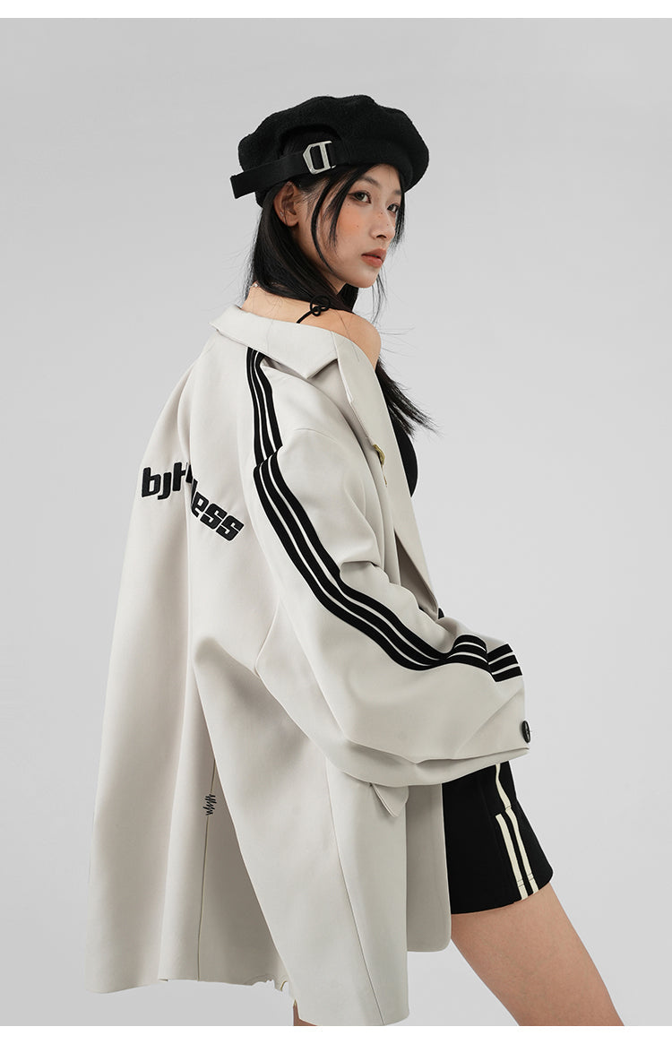 BJHG Striped Blazer Jacket