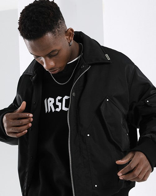 NOSAW Studded Aviator Jacket