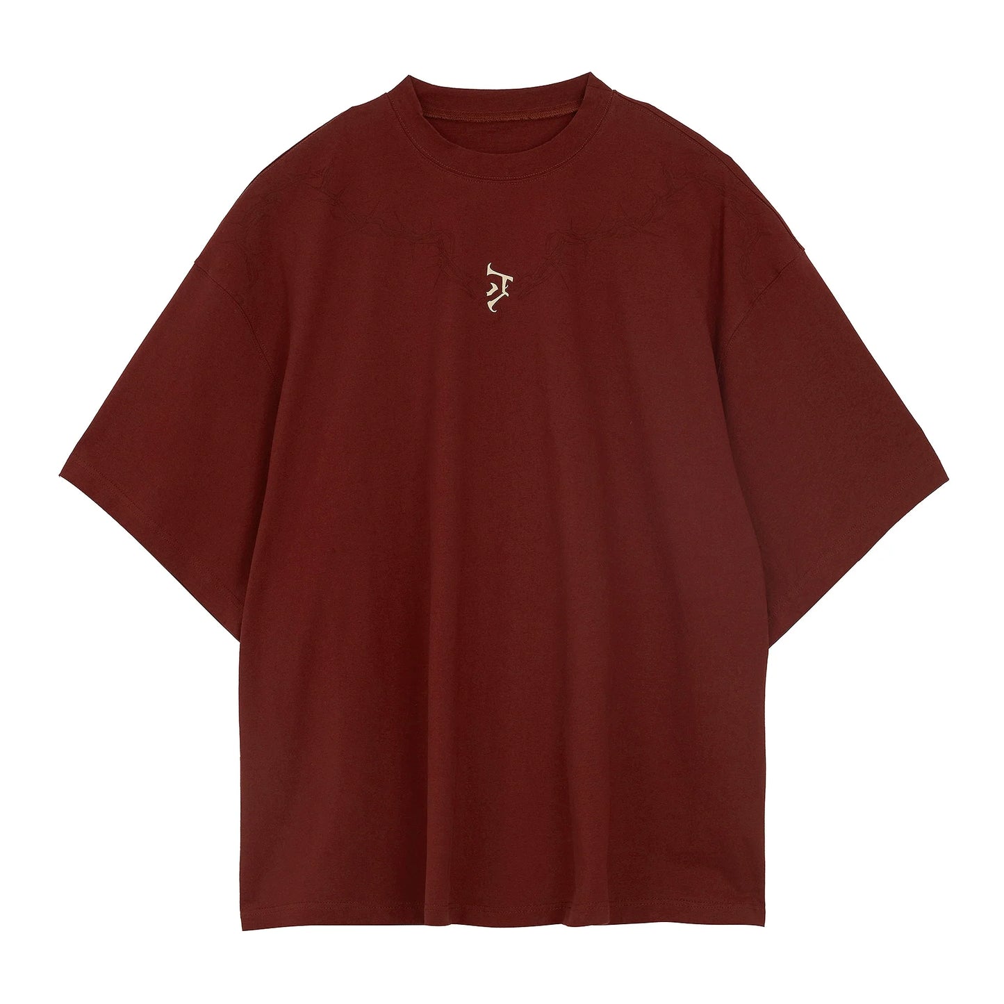 JHYQ Thorn Design Collar T-Shirt