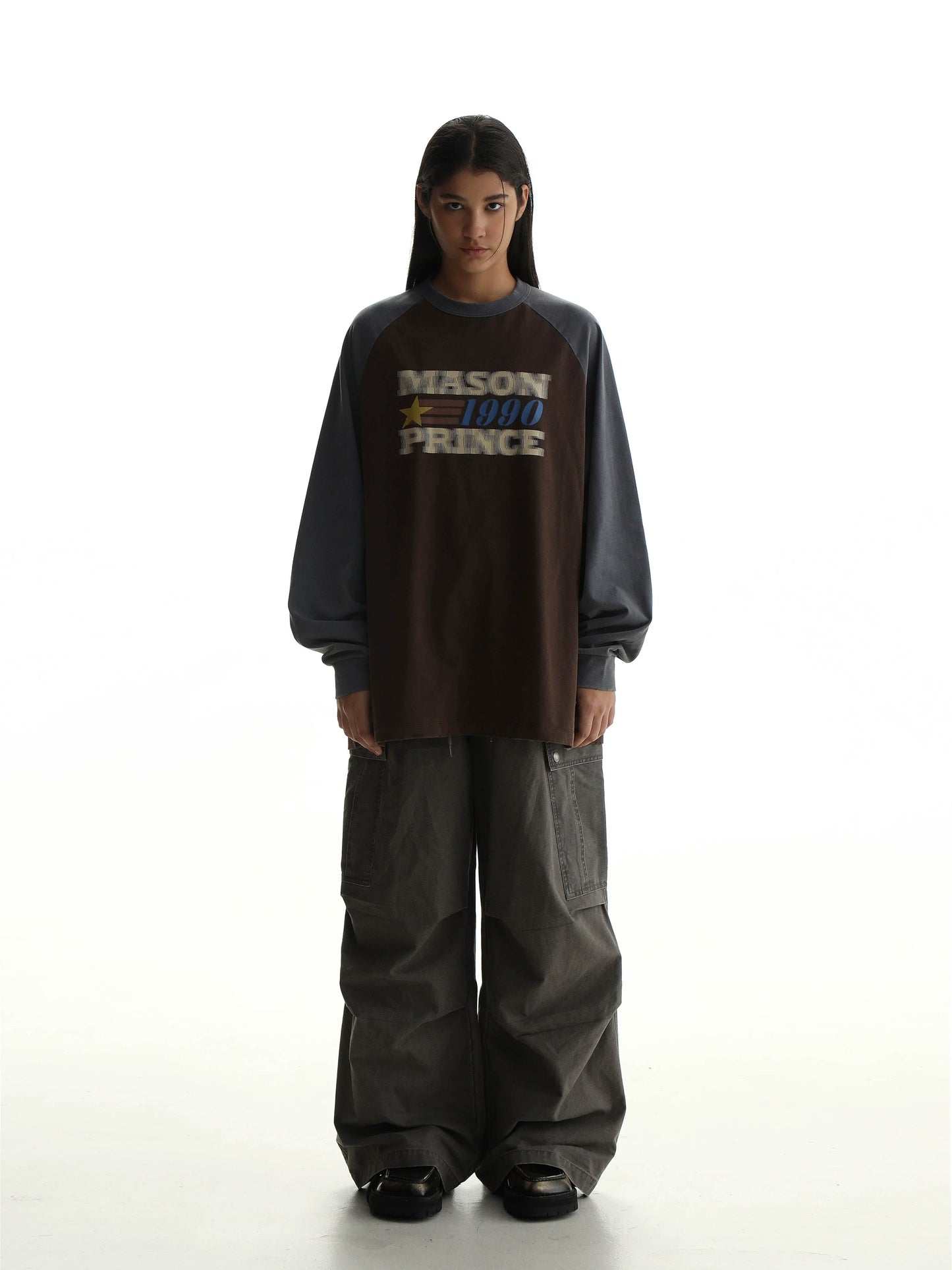 MASONPRINCE '1990' Long Sleeve with Contrast Details