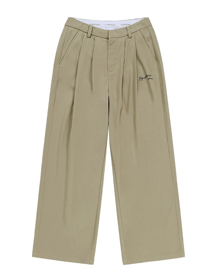BJHG Stylish Pleated Pants