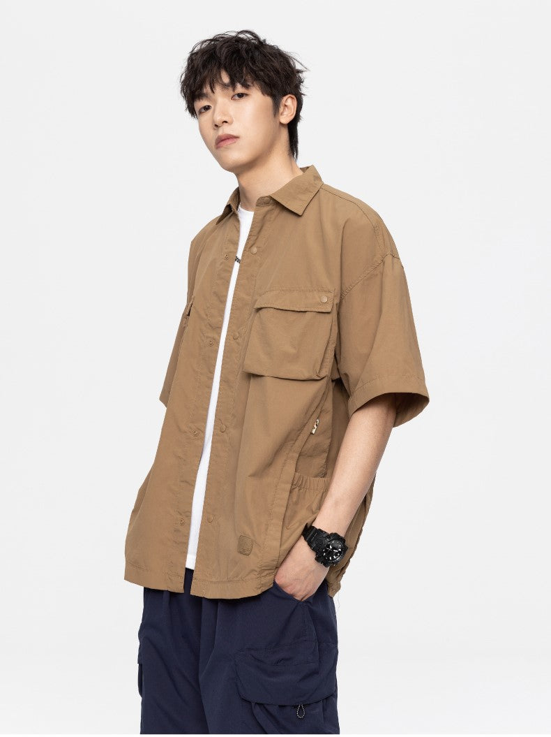 GTRG Panelled Button-Down Shirt