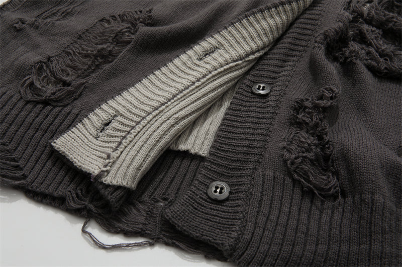 MaxDstr Distressed Grunge Sweater