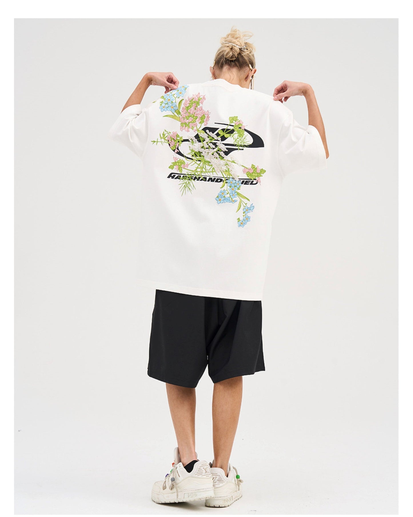 Embroidered 'Bloom' Tee by HARSH and CRUEL