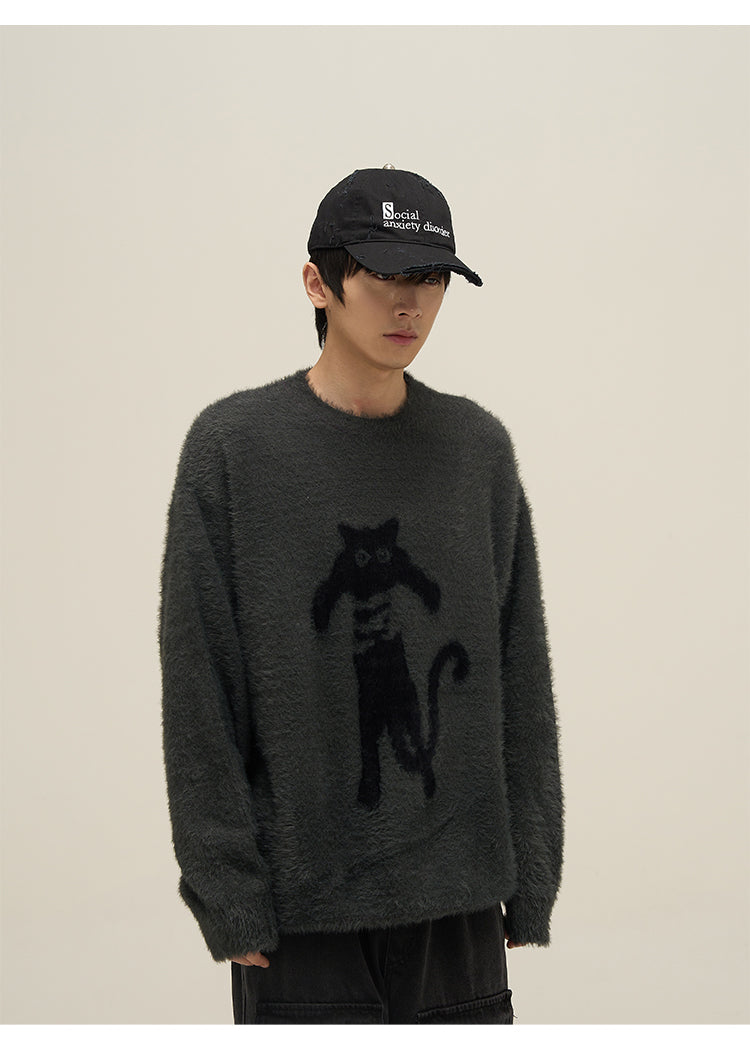 Cat-Inspired Sweater