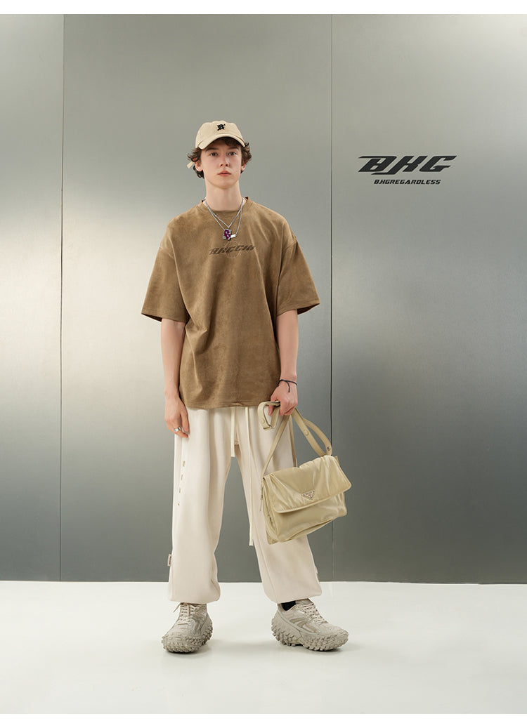 BJHG 'Thorns' Suede T-Shirt