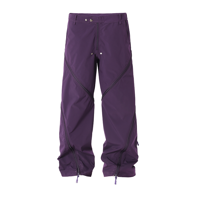 JHYQ Vertical Zip Utility Cargo Pants