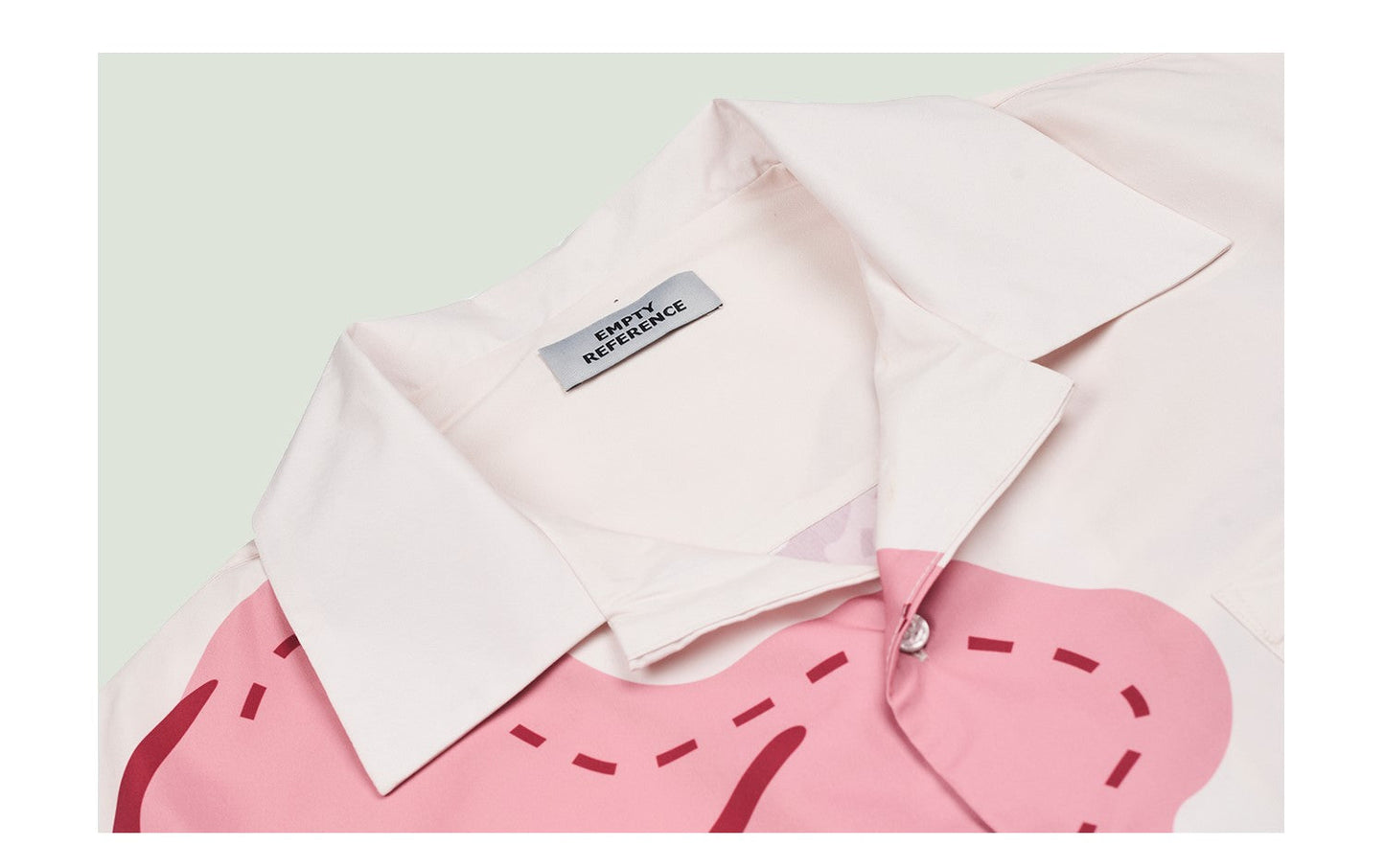 Loose Floral Print Button-Up Shirt - EMPTY REFERENCE