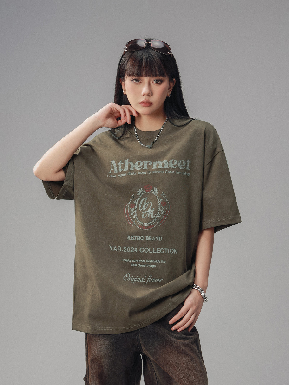 CTB Retro Distressed College T-Shirt