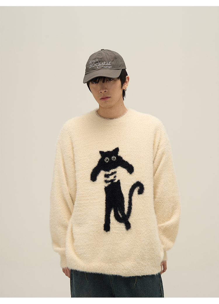 Cat-Inspired Sweater