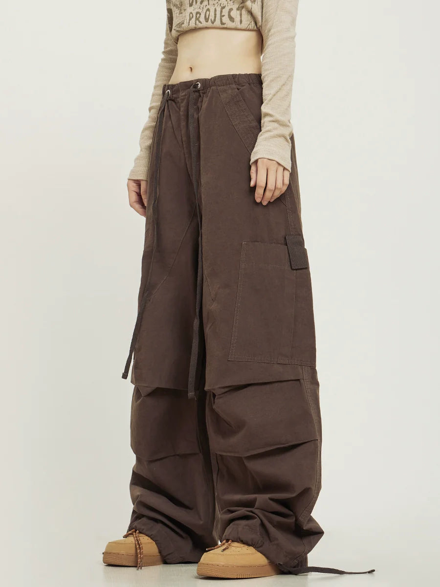 CTB Relaxed Fit Pleated Cargo Pants
