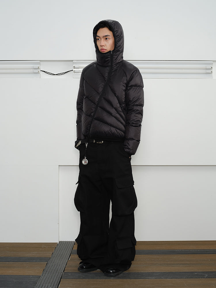 KREATE 'Eclipse' Cross-Zip Puffer Coat