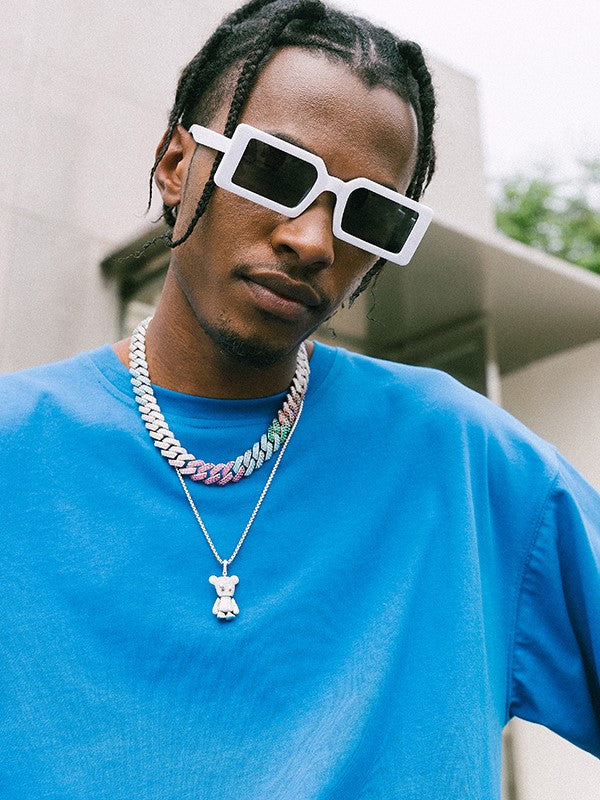 Fearless Bear Pendant Necklace with Hood