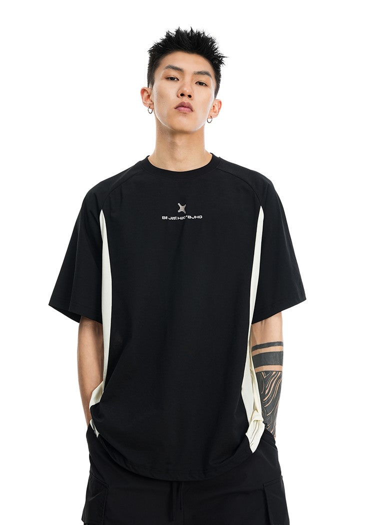 BJHG Curved Contrast T-Shirt