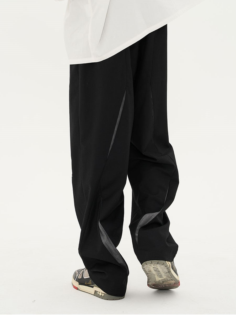 Edgy Spliced Trousers