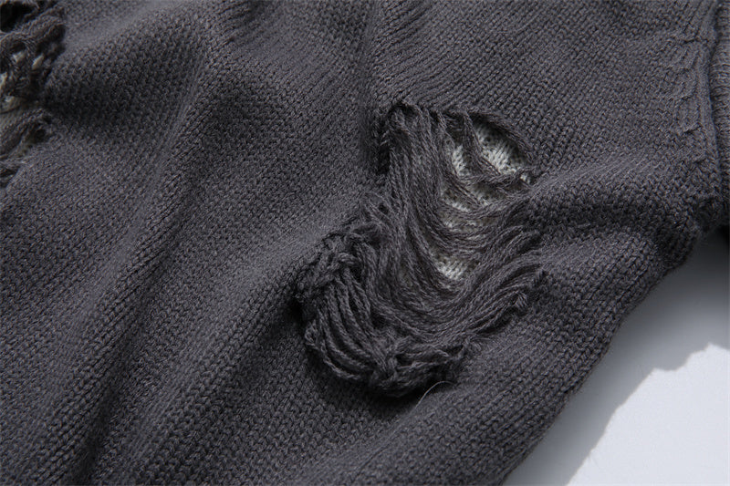 MaxDstr Distressed Grunge Sweater