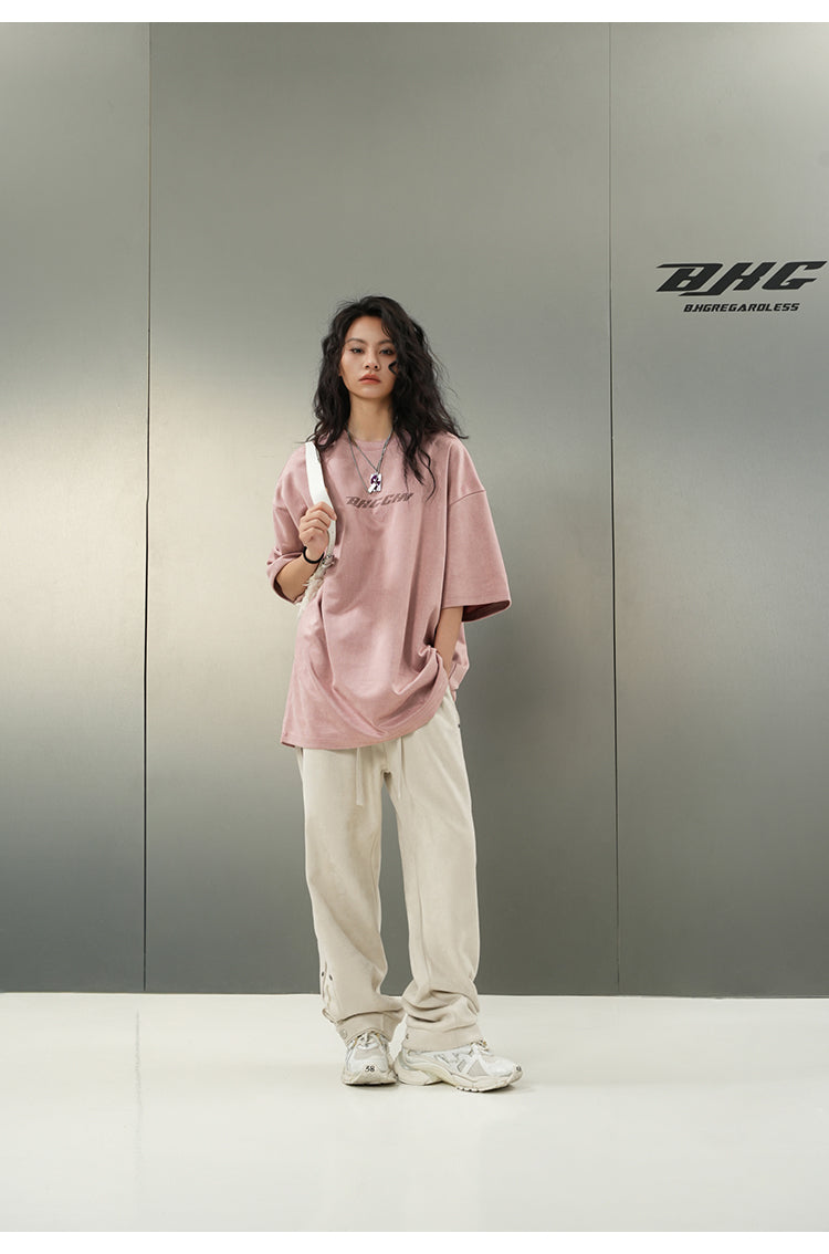 BJHG 'Thorns' Suede T-Shirt