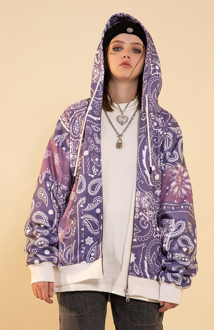 CONKLAB Zip-Up Bandana Jacket