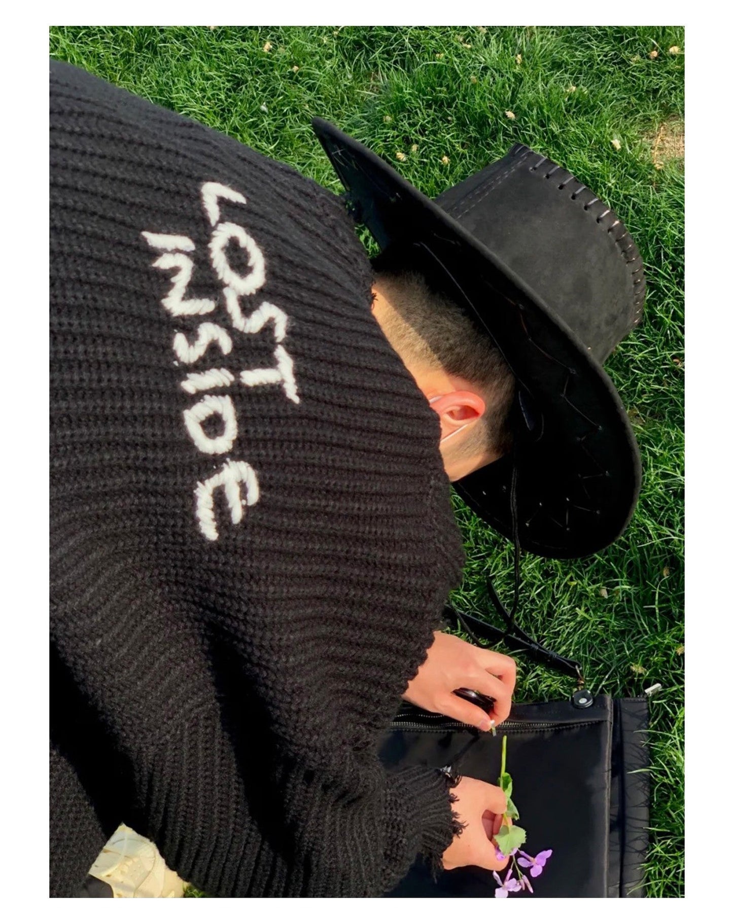 PCLP 'Lost Inside' Vintage-Inspired Distressed Knit Sweater