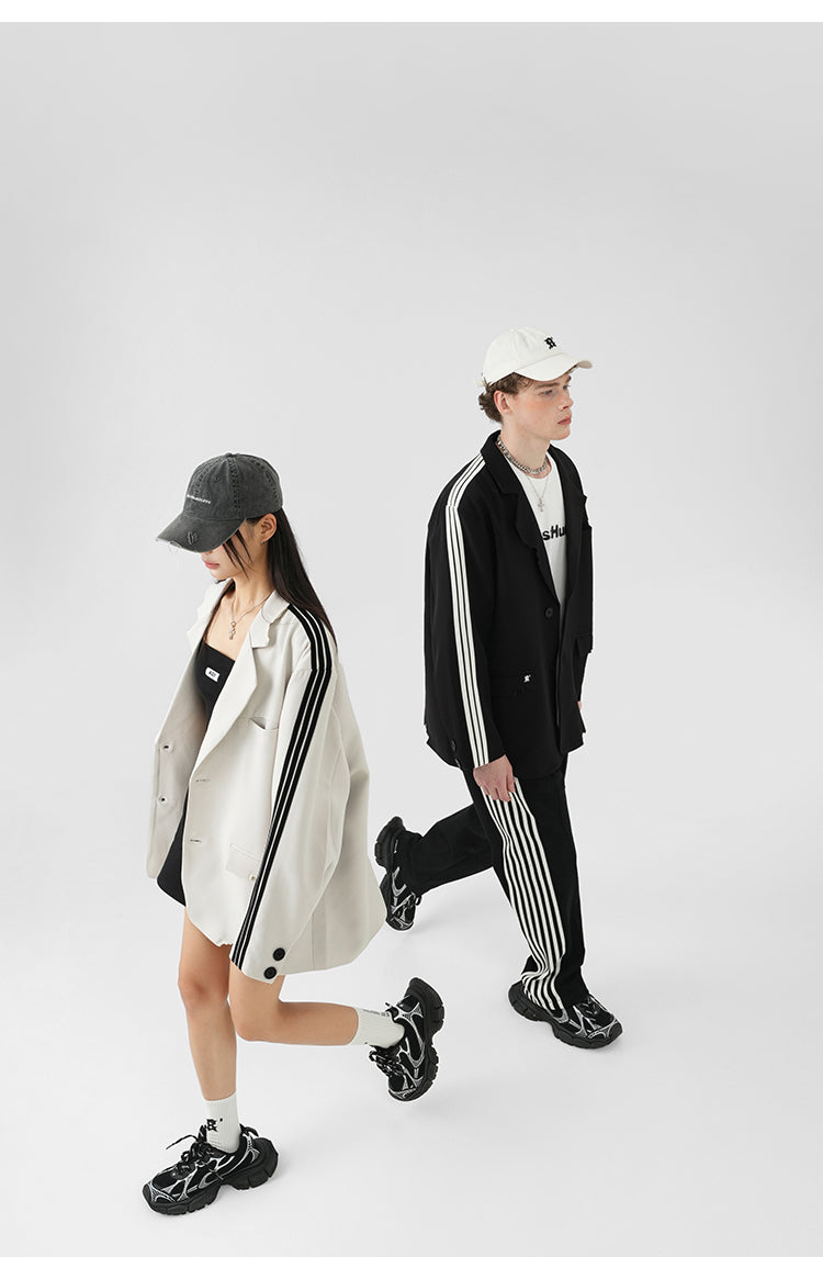 BJHG Striped Blazer Jacket