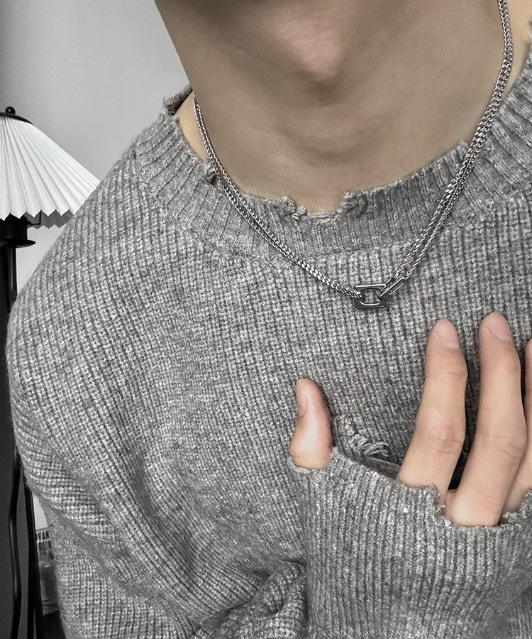 HEIMA Layered Double Chain Necklace