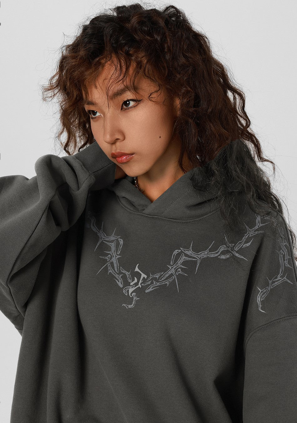 JHYQ Spiked Hoodie