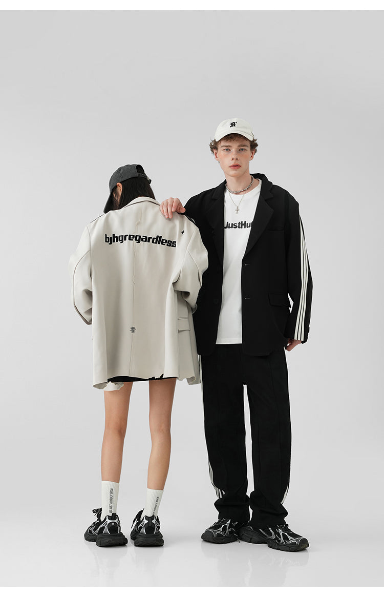 BJHG Striped Blazer Jacket