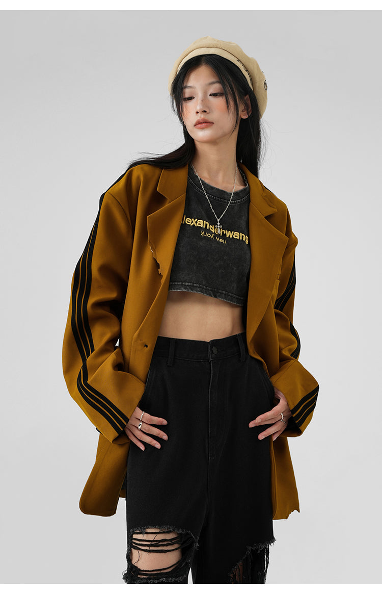 BJHG Striped Blazer Jacket