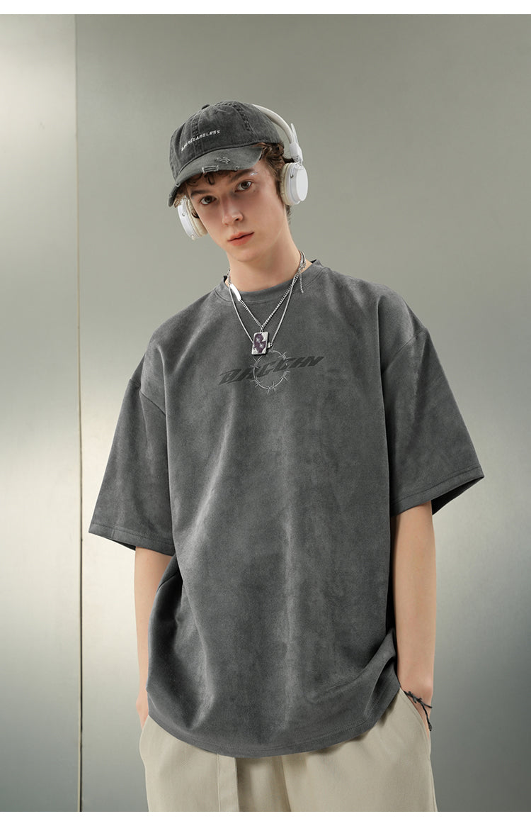 BJHG 'Thorns' Suede T-Shirt