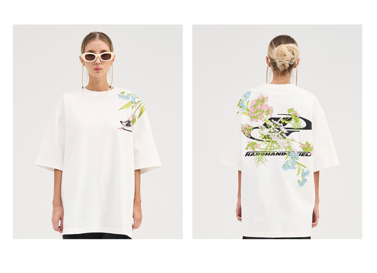 Embroidered 'Bloom' Tee by HARSH and CRUEL