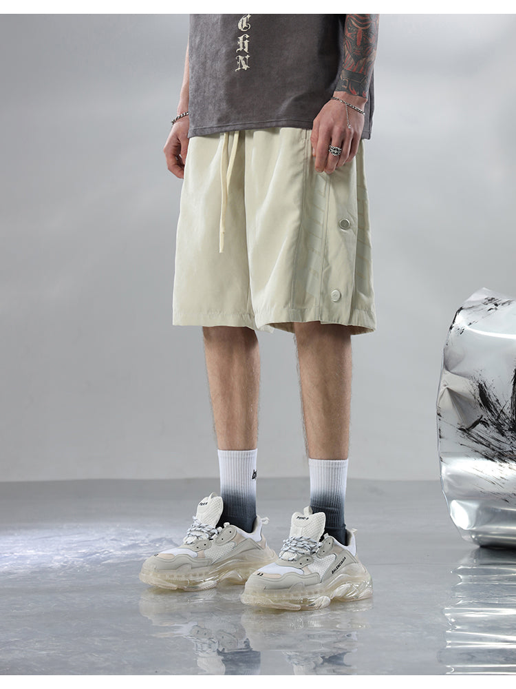 BJHG Casual Button-Up Shorts