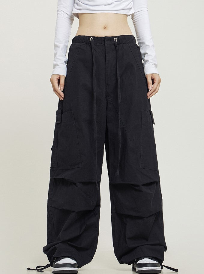 CTB Relaxed Fit Pleated Cargo Pants