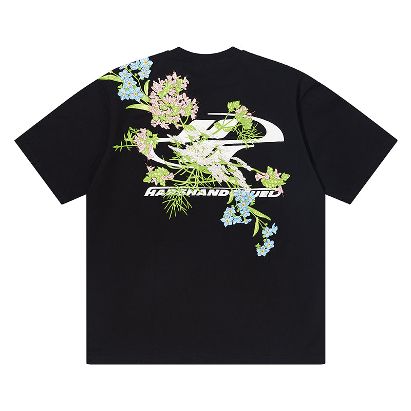 Embroidered 'Bloom' Tee by HARSH and CRUEL