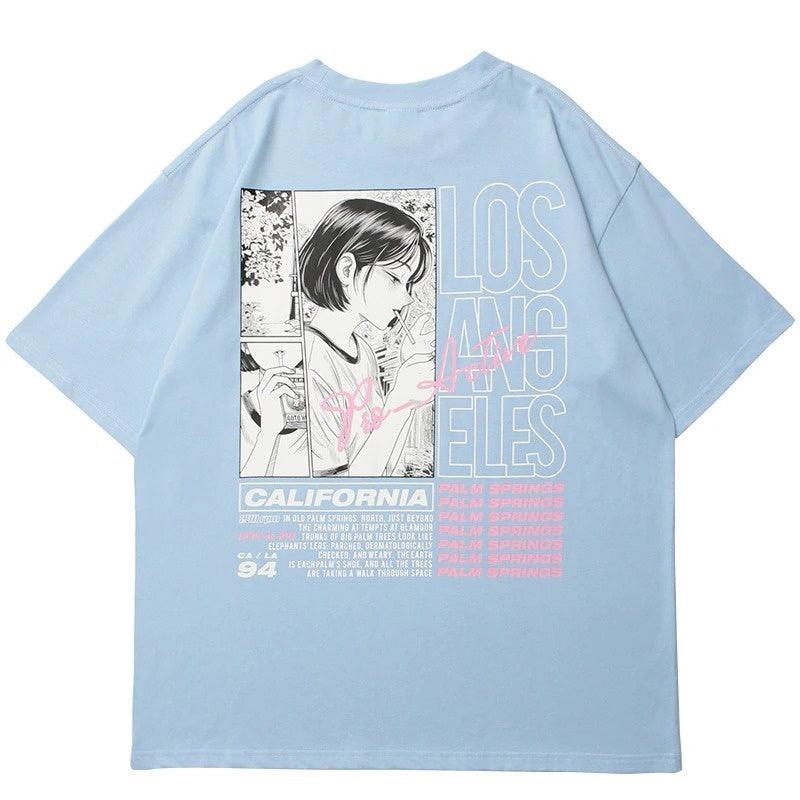 Palm Springs Anime-Inspired T-Shirt