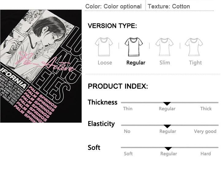 Palm Springs Anime-Inspired T-Shirt