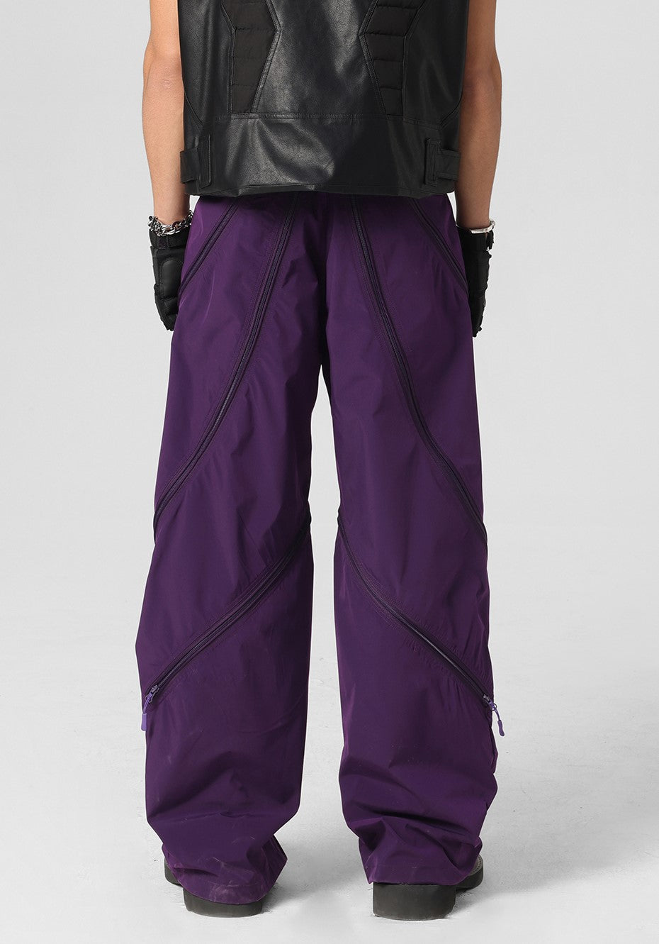 JHYQ Vertical Zip Utility Cargo Pants