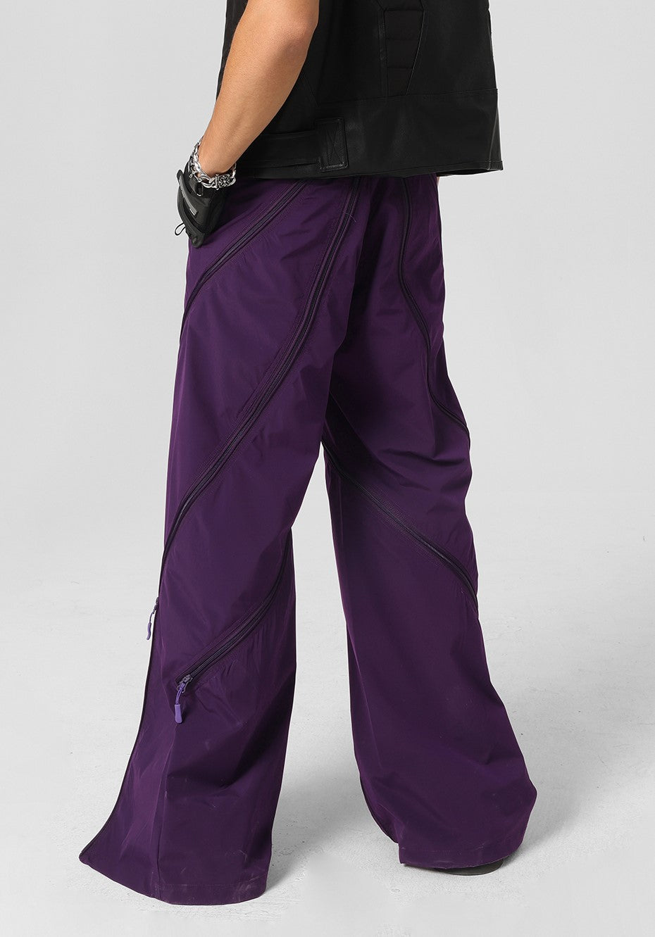 JHYQ Vertical Zip Utility Cargo Pants