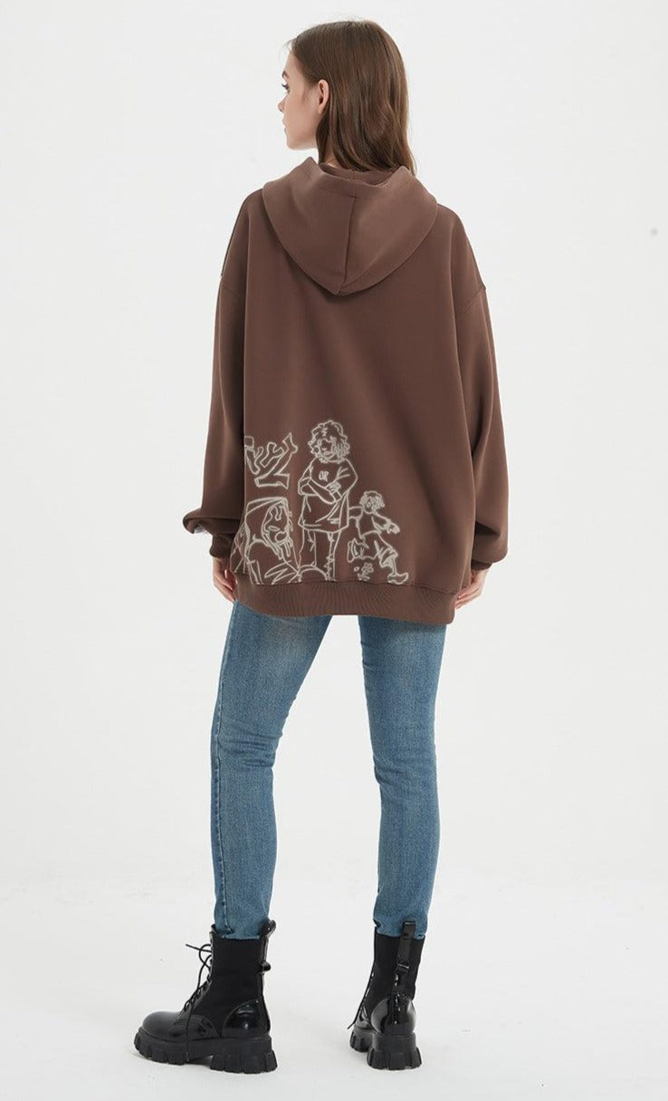 Sketch-Inspired Hoodie