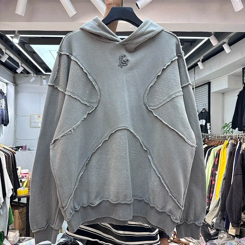 Retro Distressed Deconstructed Forgiveness Hoodie