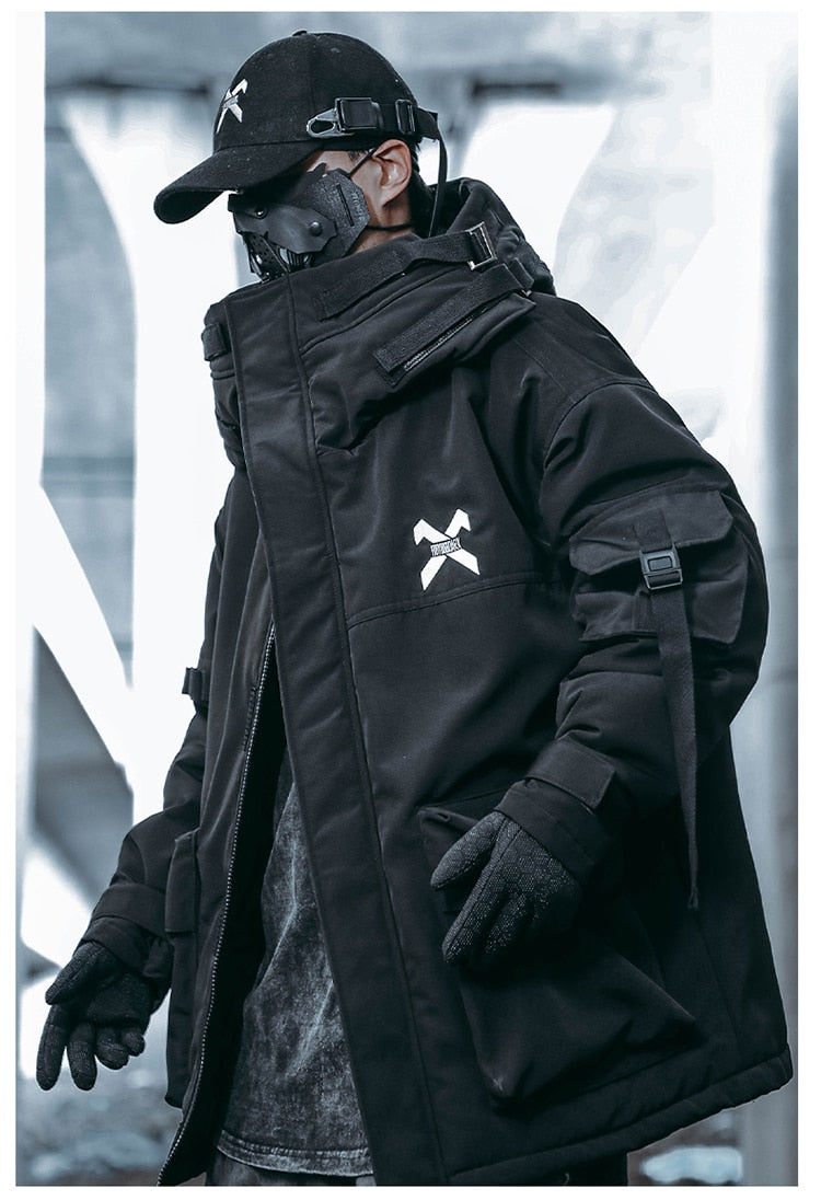 BXB Tactical Dark Parka Jacket