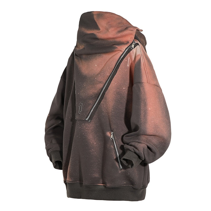 BXB Dark Quad Zip Utility Hoodie