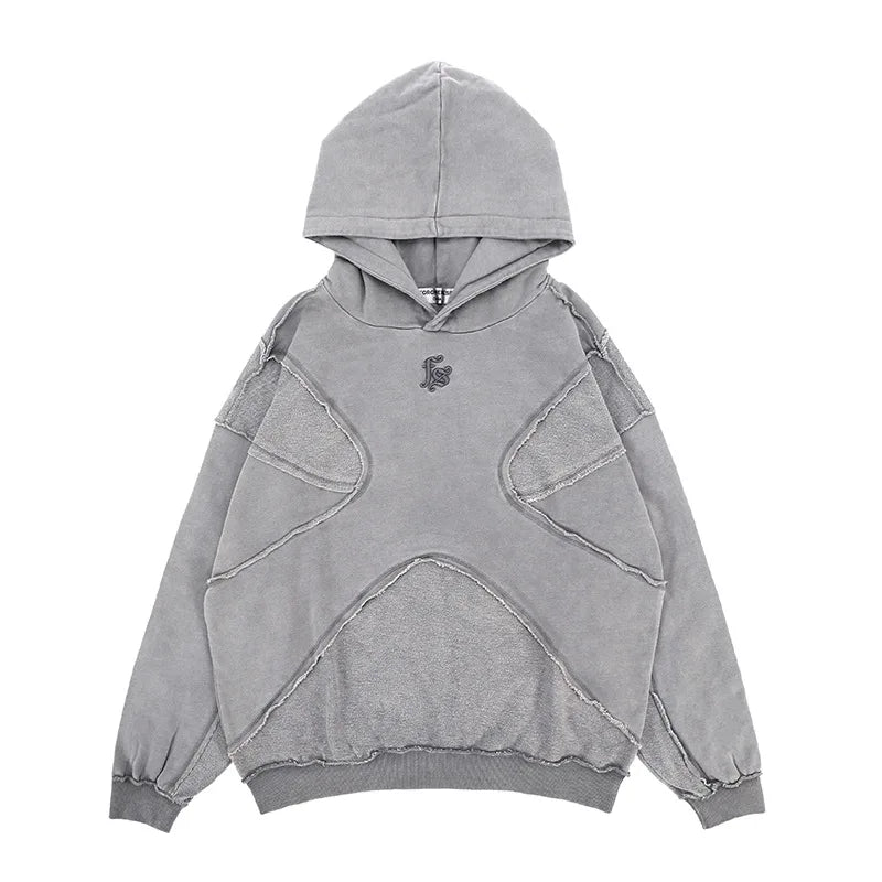 Retro Distressed Deconstructed Forgiveness Hoodie
