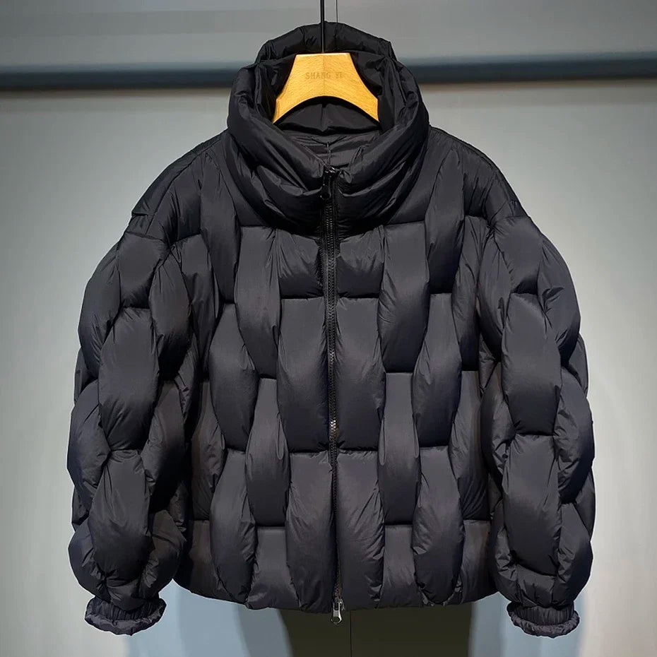 HJK Premium Interlaced Quilted Puffer Coat