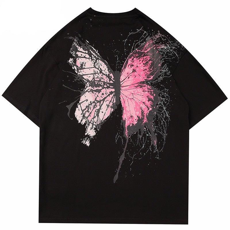 Painted Butterfly Graphic T-Shirt