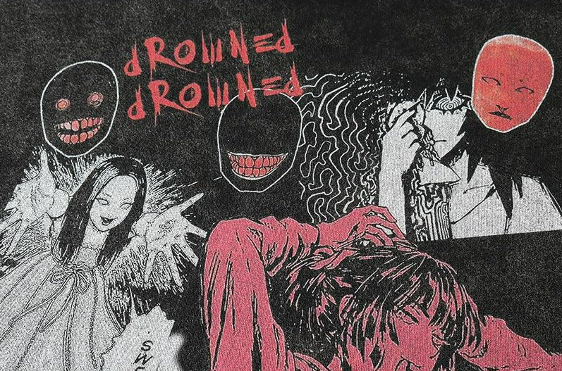 Retro Washed 'Tomie' Oversized T-Shirt