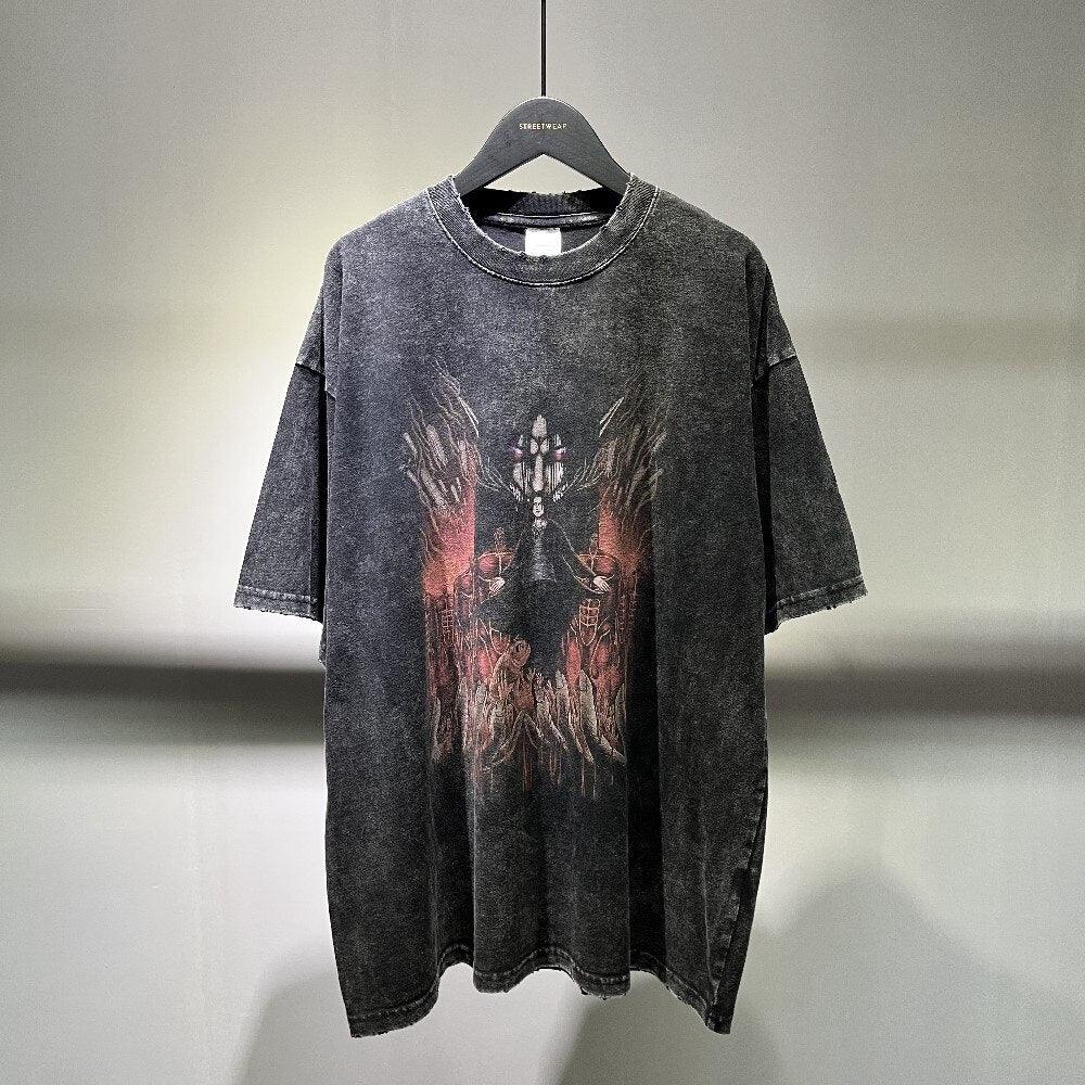 Retro Washed Titan Oversized T-Shirt