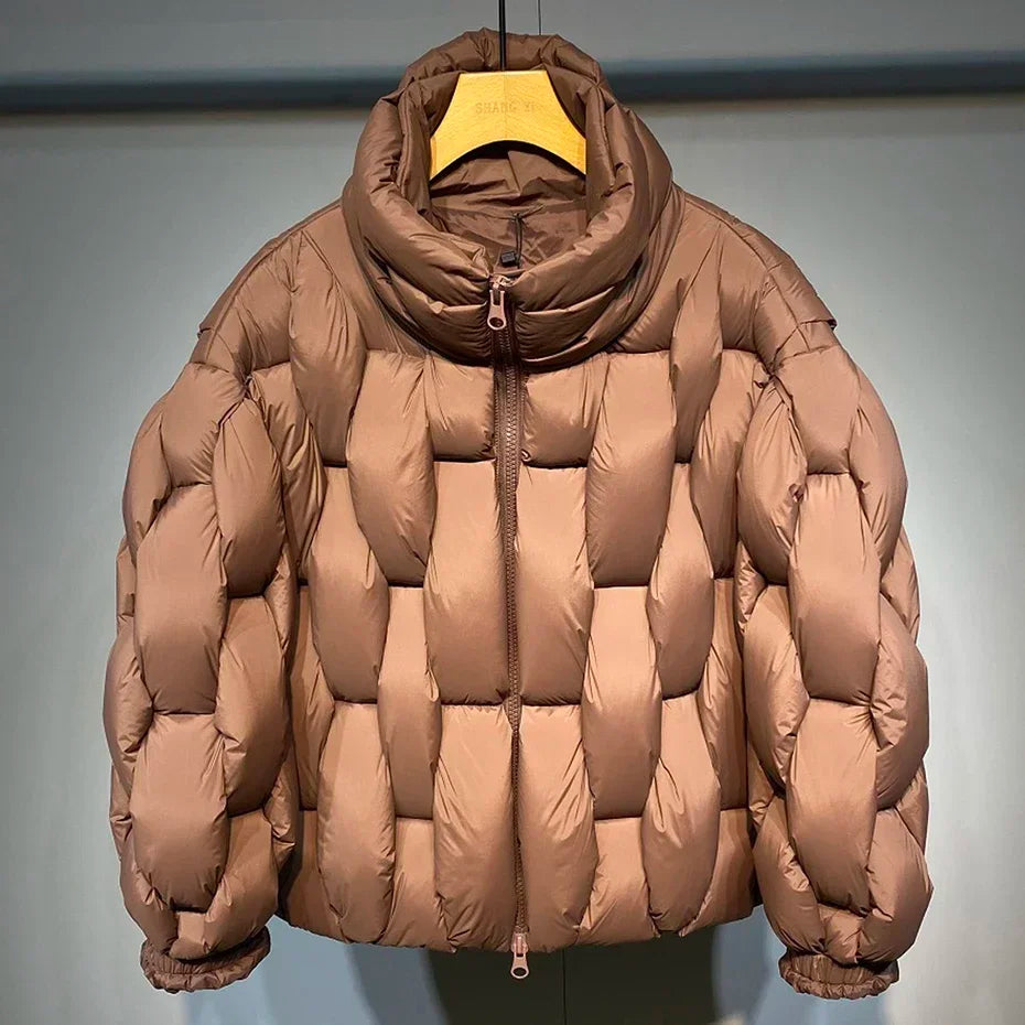 HJK Premium Interlaced Quilted Puffer Coat