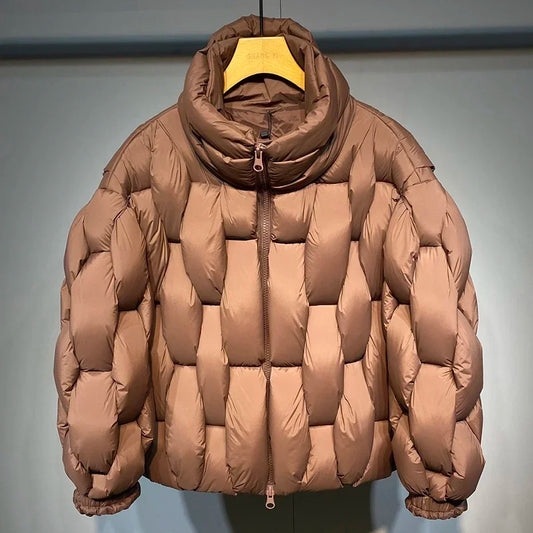 HJK Premium Interlaced Quilted Puffer Coat