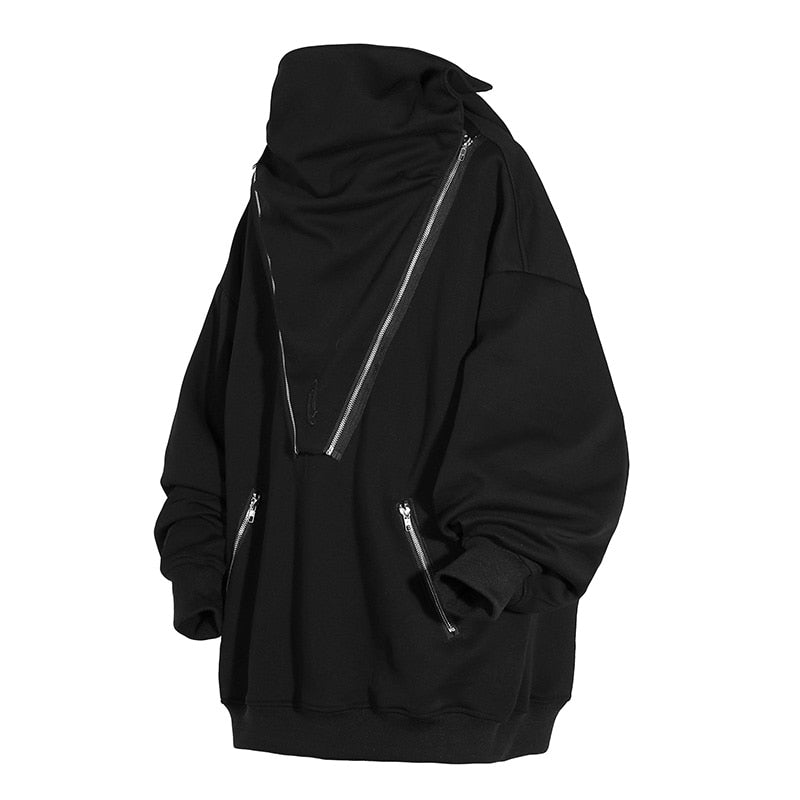 BXB Dark Quad Zip Utility Hoodie
